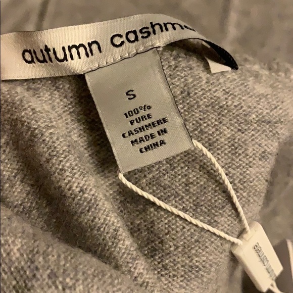 Autumn Cashmere Slip Dress in Grey. - Picture 5 of 6